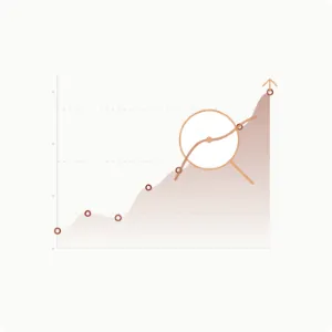 Icône analyse de performance et KPI