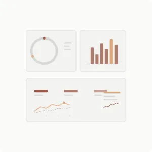 Icône reporting et tableaux de bord Power BI